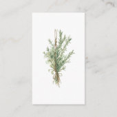 カントリフランスのーローズマ素朴リーボタニッ結婚クス エンクロージャーカード (裏面)