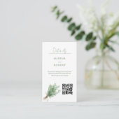 カントリフランスのーローズマ素朴リーボタニッ結婚クス エンクロージャーカード (スタンド正面)