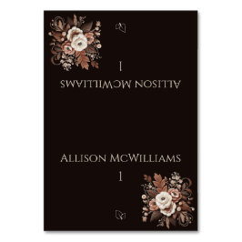 カントリモダンーエレガント・ウエスタン – ベジタリアン テーブルナンバー