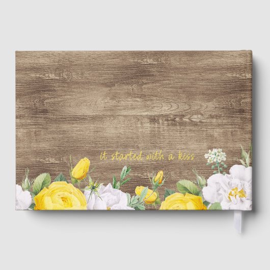 カントリユニークー素朴ウエスタンボホ金ゴールド ゲストブック (裏面)