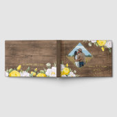 カントリユニークー素朴ウエスタンボホ金ゴールド ゲストブック (全面)