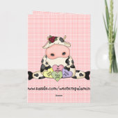 カントリーおもしろい・ウォレンタイン・デー・グリーティング・カード シーズンカード (裏面)