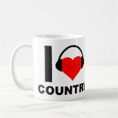カントリーが好き Funny Mug コーヒーマグカップ (左)