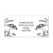 カントリーの送付先住所スタンプ ラバースタンプ (インプリント)