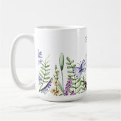 カントリーの野の花のシグネチャー コーヒーマグカップ (左)