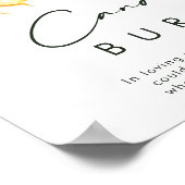 カントリーはっきりしたヒマワリ |このキャンドルバーンズの看板 ポスター (角)