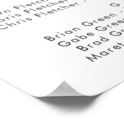 カントリーはっきりしたヒマワリ |アルファベットの座席 ポスター (角)