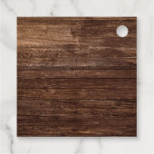 カントリーはっきりしたヒマワリ |ウッドありがとう フェイバータグ (裏面)