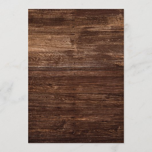 カントリーはっきりしたヒマワリ |ウッド結婚のアドバイスカード アドバイスカード (裏面)