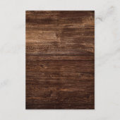 カントリーはっきりしたヒマワリ |木材詳細 エンクロージャーカード (裏面)