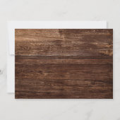 カントリーはっきりしたヒマワリ |水平(木) セーブザデート (裏面)