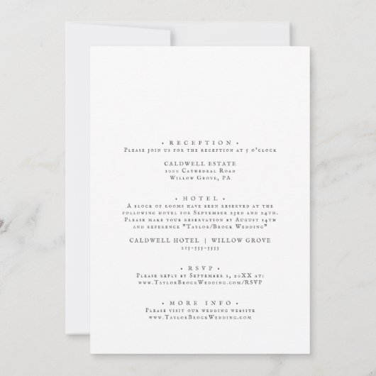 カントリーひまわり結婚前面 招待状 (裏面)