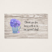 カントリーアジサイつるラベル (裏面)