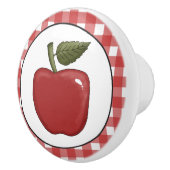 カントリーアップルキッチンセラミックノブ セラミックノブ (右)