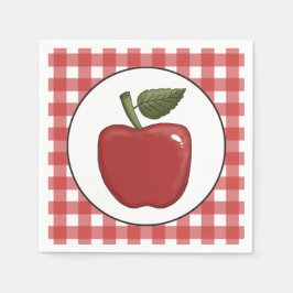 カントリーアップルフルーツ紙ナプキン スタンダードカクテルナプキン