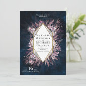 カントリーアートフローラの結婚式の招待、招待 招待状 (スタンド正面)