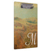 カントリーイタリアンサイドモノグラムイニシャルクリップボード クリップボード (右)