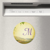 カントリーイタリアンサイドワイナリーモノグラムイニシャル磁石 マグネット (インサイチュ (食洗機))