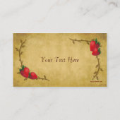 カントリーイチゴの名刺 名刺 (裏面)