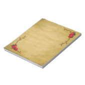 カントリーイチゴメモ帳 ノートパッド (回転)