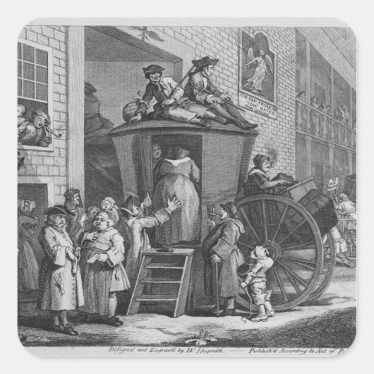 カントリーインヤード， 1747 スクエアシール (正面)