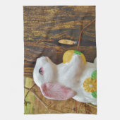 カントリーイースターバニー キッチンタオル (縦)