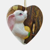 カントリーイースターバニー セラミックオーナメント (右)