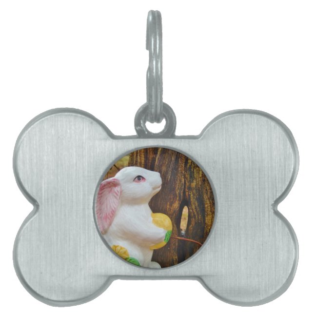 カントリーイースターバニー ペットネームタグ (正面)