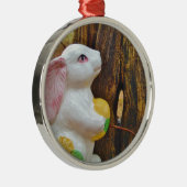 カントリーイースターバニー メタルオーナメント (右)