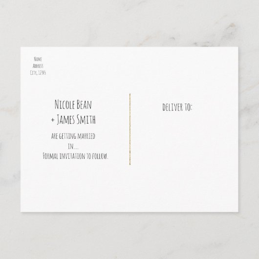 カントリーウィンターホリデーベリー&パイン救デート 案内ポストカード (裏面)