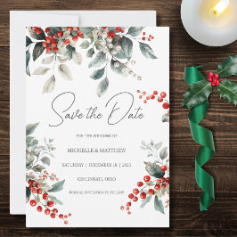 カントリーウィンターホリー セーブザデート