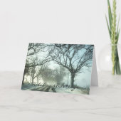 カントリーウィンターロードクリスマスカード シーズンカード (正面)