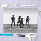 カントリーウェスタンおもしろい 薄葉紙 (クラフト)