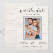カントリーウェスタンの結婚式のご案内（Save the Date） セーブザデート (正面/裏面)