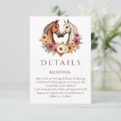 カントリーウェスタンの馬 エンクロージャーカード (スタンド正面)