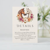 カントリーウェスタンの馬 エンクロージャーカード (スタンド正面)