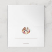 カントリーウェスタンの馬 プレイスカード (外部開封)