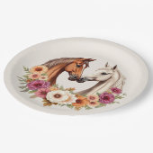 カントリーウェスタンの馬 ペーパープレート (アングル)