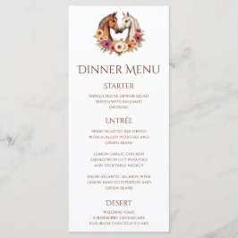 カントリーウェスタンの馬 メニュー