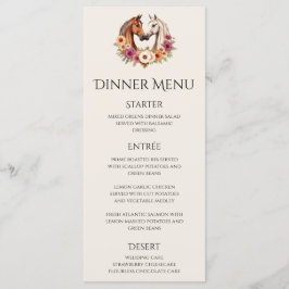 カントリーウェスタンの馬 メニュー