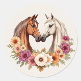 カントリーウェスタンの馬 ラウンドシール