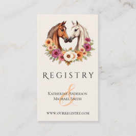 カントリーウェスタンの馬 名刺