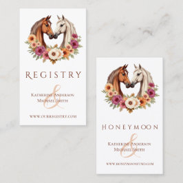 カントリーウェスタンの馬 名刺