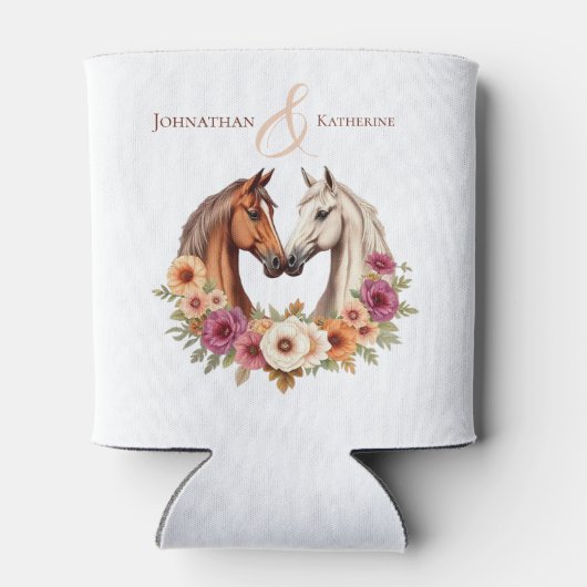 カントリーウェスタンの馬 缶クーラー (裏面)