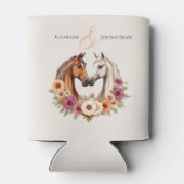 カントリーウェスタンの馬 缶クーラー (裏面)