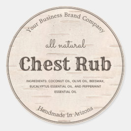 カントリーウェスタンスタイルユーカリプタスサルヴェ軟膏 ラウンドシール