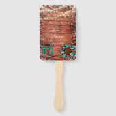 カントリーウェスタンターコイズウッド結婚ズ ハンドファン (正面)