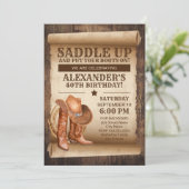 カントリーウェスタンパーティの招待状 (スタンド正面)