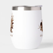 カントリーウェスタン女性のカーボーイハットと花 (左面)