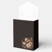 カントリーウェスタン女性のカーボーイハットと花 フェイバーボックス (オープン)